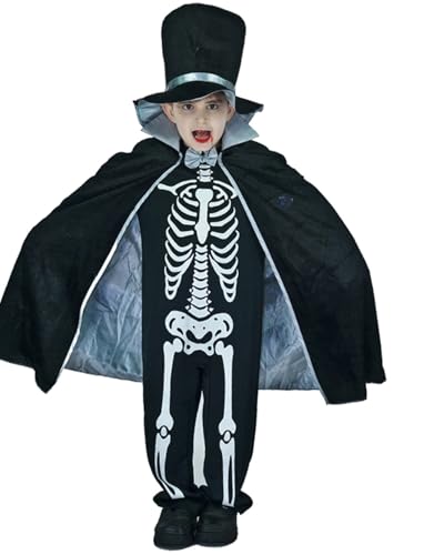 Vampir-Kostüm für Jungen, Halloween-Skelett-Kostüm für Kinder Vampir-Kostüm für Jungen, Halloween-Skelett-Kostüm für Kinder von Generic