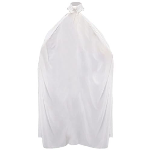 Vampir Umhang Damen, Halloween Kostüm Damen,Chiffon Cape Mantel Spitze Quasten Longstrickjacke Gothic Gewand Cosplay Uniform Mittelalter Hexencape für Erwachsene Halloweenparty Karneval von Generic