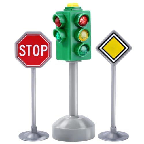 Verkehrsschilder für - Klassenzimmer Ampel, LED Lichter und Sounds für Fußgängerübergänge | Bremslichtmodell, Sicherheitsverkehrsindikator, Lernspiel zum Geburtstag Verkehrsschilder für - Klassenzimmer Ampel, LED Lichter und Sounds für Fußgängerübergänge | Bremslichtmodell, Sicherheitsverkehrsindikator, Lernspiel zum Geburtstag von Generic