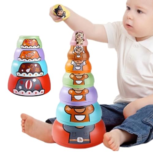 Verschachtelte Puppen für Mädchen, Nistspielzeug mit Tiermuster, russische Dinosaurierpuppen, stapelbar, hitzebeständig und stoßfest, kreatives Geschenk für und Mädchen Verschachtelte Puppen für Mädchen, Nistspielzeug mit Tiermuster, russische Dinosaurierpuppen, stapelbar, hitzebeständig und stoßfest, kreatives Geschenk für und Mädchen von Generic
