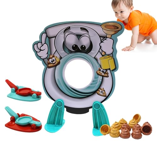 Versteckspiel Kackhaufen, Spielzeug | Lustiges Scherzspiel für Probleme mit der Toilette, interaktiver Toilettengag, neue Kreativspiele für Familien, Lätzchen und praktische Streiche für 2 von Generic