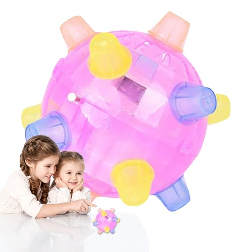 Vibrationsspielzeug, springender Ball, beleuchtet, sensorisches Musikspielzeug, interessant und niedlich, springende Bälle, beleuchtetes Spielzeug, Saltball von Generic