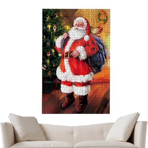 Vintage-Weihnachtspuzzle, Weihnachtspuzzle für – 1000 x Puzzle zum Sammeln – Weihnachtsurlaubs-Puzzle des Weihnachtsmanns, Lernspiele für die Familie, lustige Puzzles für Frauen und Männer Vintage-Weihnachtspuzzle, Weihnachtspuzzle für – 1000 x Puzzle zum Sammeln – Weihnachtsurlaubs-Puzzle des Weihnachtsmanns, Lernspiele für die Familie, lustige Puzzles für Frauen und Männer von Generic