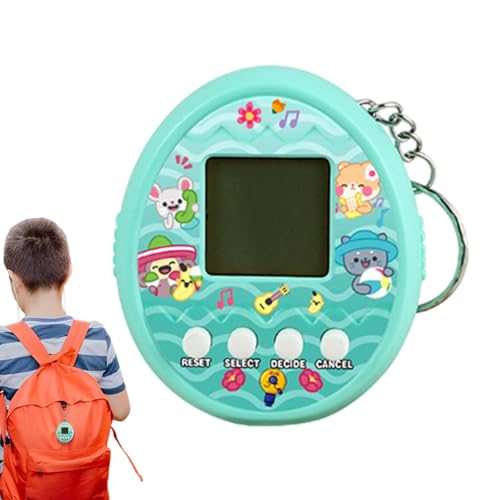 Virtueller Schlüsselanhänger für Haustiere – digitales Spiel für Haustiere für und Erwachsene | Interaktives Spielzeug für Haustiere im Retro-Stil, Portab-Schlüsselanhänger von Generic