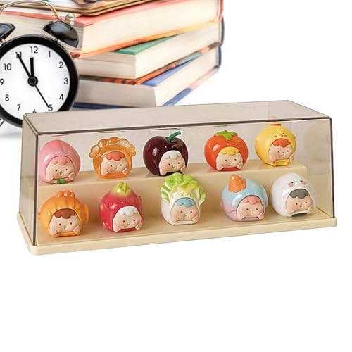 Vitrine für Figuren, transparente Vitrine für Figuren | Displaybox für kleine Figuren, Staubschutz für kleine Figuren, multifunktionale Aufbewahrungsbox für Figuren von Generic
