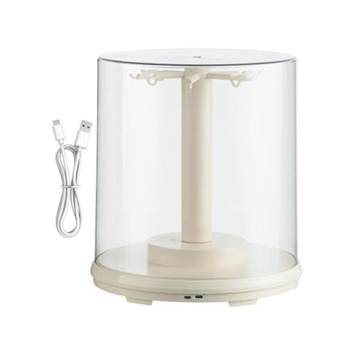 Vitrine für Puppen, transparentes Ausstellungsregal für Sammelfiguren | schützende und staubdichte drehbare Anzeige für Figuren, Plüschpuppen, Schlüsselanhänger und Aufbewahrung Vitrine für Puppen, transparentes Ausstellungsregal für Sammelfiguren | schützende und staubdichte drehbare Anzeige für Figuren, Plüschpuppen, Schlüsselanhänger und Aufbewahrung von Generic
