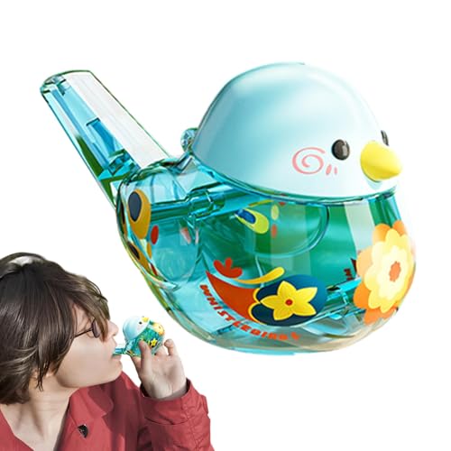 Vogel-Wasserpfeife – Cartoon-Vogelpfeife, tragbares Musikinstrument, Lernspielzeug | Kinderspaß-Musikspielzeug, Outdoor-Spiel, tragbare Vogelpfeife, kreativer Sound-Maker für Kinder (9,5 x 6 x 6 cm) von Generic