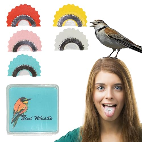 Vogelflöte - Novel Fun Bird Beller Zunge Pfeife Grasmus - Safe Smooth Magic Tweeting Noisemaker Toys Tricks Gag für Kinder und Erwachsene von Generic