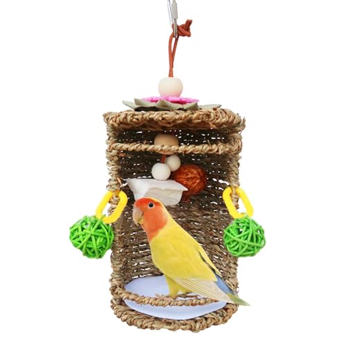 Vogelnest Kuschelhütte – Papageiennest-Hängematte – atmungsaktives Vogel-Kuschelzelt | weiches hängendes Versteck Schaukel Höhle mit Umhängeband für kleine und mittelgroße Vögel, Sittiche, 10 x 21 cm Vogelnest Kuschelhütte – Papageiennest-Hängematte – atmungsaktives Vogel-Kuschelzelt | weiches hängendes Versteck Schaukel Höhle mit Umhängeband für kleine und mittelgroße Vögel, Sittiche, 10 x 21 cm von Generic