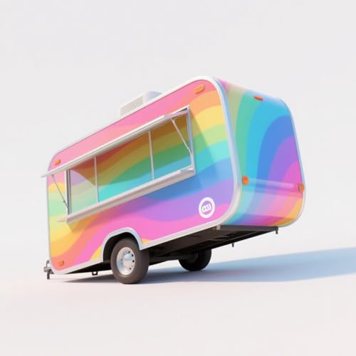 Voll ausgestatteter Food Trailer mit mobilem Food Truck, Eiswagen, Kaffee-Verkaufs-Setup, Hot Dog-Ständer für den gewerblichen Straßeneinsatz von Generic