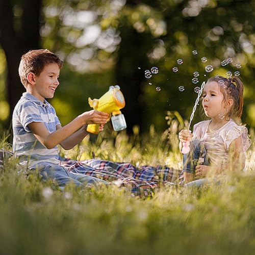 Vollautomatische Handheld-Stick-Lichtmusik-Spielzeug-Handheld-Maschine für Kinder VDz398 (B, 17cm) von Generic
