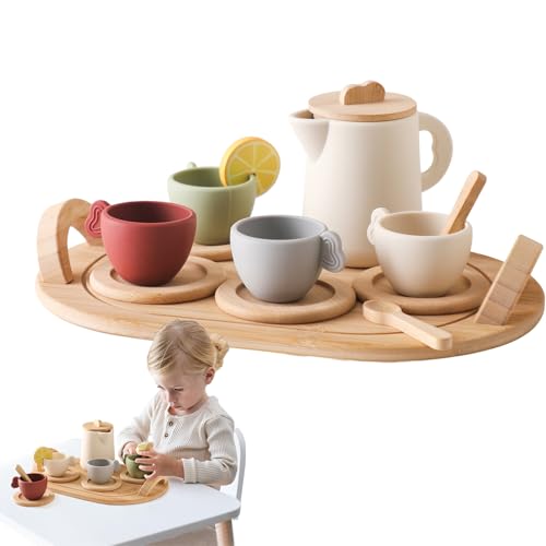 Vor, Spiele Tea Party Set | täuscht Spielen Princess Tea Time Toy, Mehrzwecktönung Spielzeug zum Geburtstag, Kindertag von Generic