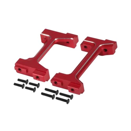 Vorderer Heck Stoßdocker Mount Mount Aluminium Legierung Installieren, Rot von Generic