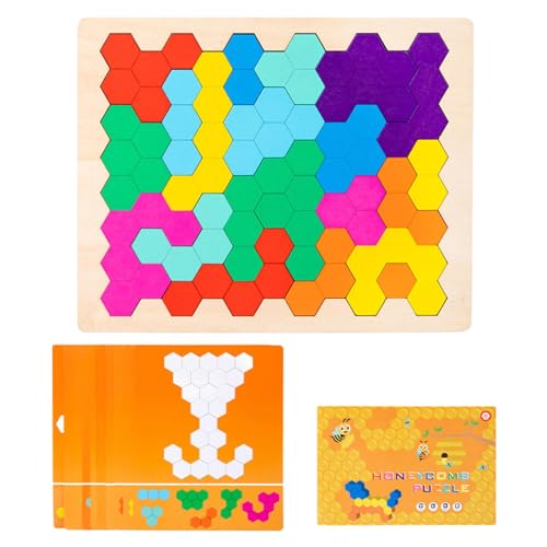 Wabenpuzzle, Wabenpuzzle, Wabenholzpuzzle, Tangram-Puzzle, Holzwabenpuzzle, Kinderspielzeug, Ta-Puzzle Wabenpuzzle, Wabenpuzzle, Wabenholzpuzzle, Tangram-Puzzle, Holzwabenpuzzle, Kinderspielzeug, Ta-Puzzle von Generic