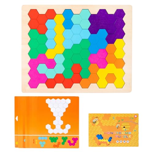 Wabenpuzzle Holz Wabenpuzzle Tangrampuzzle - Holz Wabenblock Puzzle, Brain Teaser Spielzeug Puzzle für Kinder, Tangram Jigsaw Intelligenz Buntes Blockspiel für Wabenpuzzle Holz Wabenpuzzle Tangrampuzzle - Holz Wabenblock Puzzle, Brain Teaser Spielzeug Puzzle für Kinder, Tangram Jigsaw Intelligenz Buntes Blockspiel für von Generic