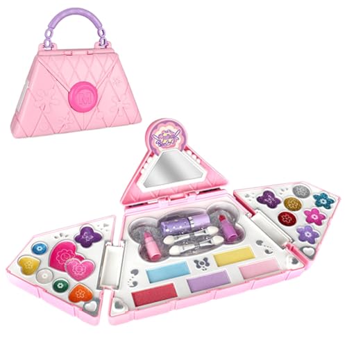 Waschbares Make-up für Mädchen – Waschbares Make-up-Spielzeug für Mädchen – Simulationsspielzeug für echte waschbare Kosmetik-Sets – Waschbares Make-up-Set für Mädchen Waschbares Make-up für Mädchen – Waschbares Make-up-Spielzeug für Mädchen – Simulationsspielzeug für echte waschbare Kosmetik-Sets – Waschbares Make-up-Set für Mädchen von Generic