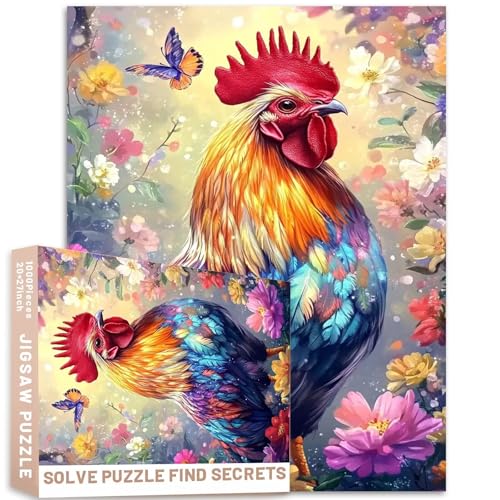 Wasserfarben-Puzzle, 1000 Teile, Federn, Blumenarrangement, kulturelle Kunst, 50 x 70 cm, Cartoon-Stil, Heimdekoration, herausfordernde Familienaktivitäten, Spiele, bunt, Bastelpuzzle für Wasserfarben-Puzzle, 1000 Teile, Federn, Blumenarrangement, kulturelle Kunst, 50 x 70 cm, Cartoon-Stil, Heimdekoration, herausfordernde Familienaktivitäten, Spiele, bunt, Bastelpuzzle für von Generic