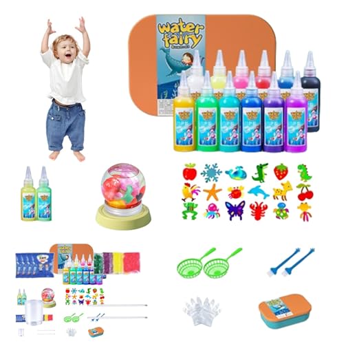 Wasserfee Set, Wasserelfe Spielzeug Set, Wasserelfe Spielzeug Set, Bunte Fee Aqua Handgemachtes Spielzeug Set, Handgemachte Wasserspielzeuge, Lernspielzeug Meereslebewesen Lernspielzeug von Generic
