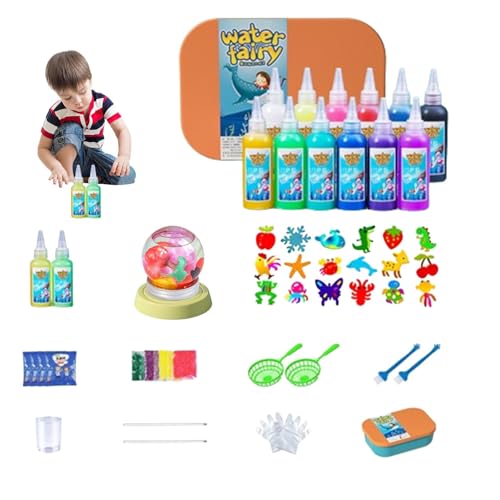 Wassergel-Set, Gel | Meereslebewesen, Basteln, buntes, handgefertigtes Wasser-Feenspielzeug für kreative Partygeschenke und Lernspielzeug Wassergel-Set, Gel | Meereslebewesen, Basteln, buntes, handgefertigtes Wasser-Feenspielzeug für kreative Partygeschenke und Lernspielzeug von Generic