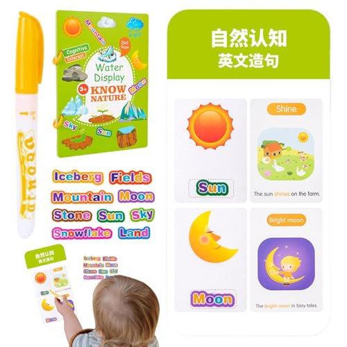 Wassermalbücher für Kinder, Lernkarten zum Ausmalen mit Wasser - Doddle Flashcard | Lernkarte mit Tierzeichnung | Wiederverwendbare Malerei Do Wassermalbücher für Kinder, Lernkarten zum Ausmalen mit Wasser - Doddle Flashcard | Lernkarte mit Tierzeichnung | Wiederverwendbare Malerei Do von Generic