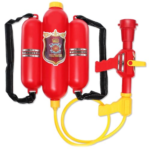 Wasserpistole Feuerwehr mit Tankrucksack für Kinder Water Blaster Feuerlöscher Wasserspritzpistole Spritzpistolen Aqua Water Gun Wassergewehr Kleinkind ab 3 Outdoor Spiel im Freien Garten Spielzeug Wasserpistole Feuerwehr mit Tankrucksack für Kinder Water Blaster Feuerlöscher Wasserspritzpistole Spritzpistolen Aqua Water Gun Wassergewehr Kleinkind ab 3 Outdoor Spiel im Freien Garten Spielzeug von Generic