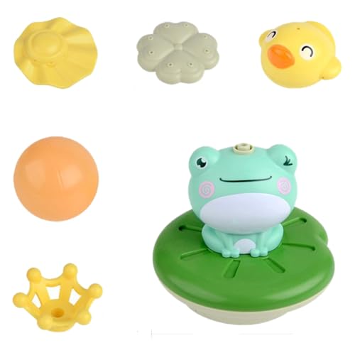 Wasserpump für Wassertisch-Sprühwassersprinkler Badespielzeug Frosch Baby Badespielzeug Qmh40 (Mint Green, 10.5x10.5x11cm) von Generic