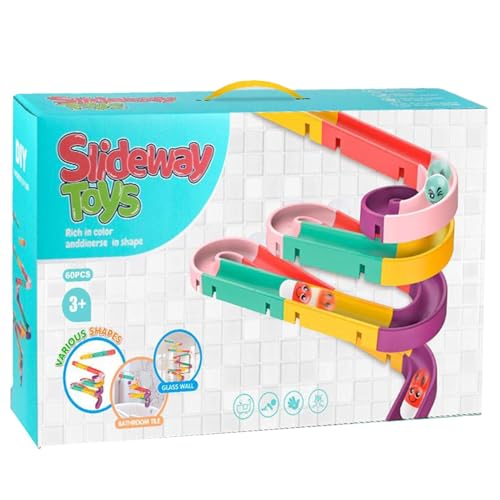 Wasserrutschen-Badespielzeug – Baubahn-Saugnapf-Spielset, Interaktives Badewannenschienen-Spielzeug | Pädagogisches Wasserspielzeug, Kleinkinder, , Mädchen, Kreatives Duschstangenspielzeug Für B Wasserrutschen-Badespielzeug – Baubahn-Saugnapf-Spielset, Interaktives Badewannenschienen-Spielzeug | Pädagogisches Wasserspielzeug, Kleinkinder, , Mädchen, Kreatives Duschstangenspielzeug Für B von Generic