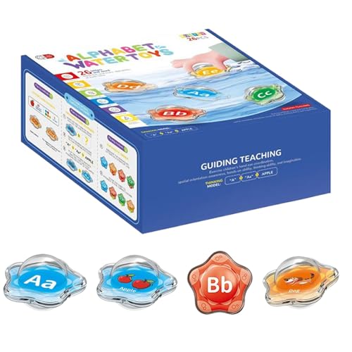 Wasserspielzeug für – Lustiges Lernspielzeug für Badewanne, Alphabet-Buchstaben-Set, niedliches Poolspielzeug für Kleinkinder, Badespielzeug für Jungen und Wasserspielzeug für – Lustiges Lernspielzeug für Badewanne, Alphabet-Buchstaben-Set, niedliches Poolspielzeug für Kleinkinder, Badespielzeug für Jungen und von Generic