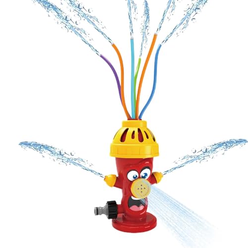 Wassersprinkler-Spielzeug, Gartensprinkler für den Außenbereich in Hydrantenform, Outdoor-Spielwasser-Sprühhof-Spielzeug Kinder, Mädchen, Rasen, Garten Wassersprinkler-Spielzeug, Gartensprinkler für den Außenbereich in Hydrantenform, Outdoor-Spielwasser-Sprühhof-Spielzeug Kinder, Mädchen, Rasen, Garten von Generic