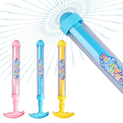 Water Squirter for Kids - Water Squirter | Waters Games Sprinkler Spray Toys | 3 Pieces Retractable High Pressure Interactive Toys, Party Games for Outdoor Beach Backyard and Garden Water Squirter for Kids - Water Squirter | Waters Games Sprinkler Spray Toys | 3 Pieces Retractable High Pressure Interactive Toys, Party Games for Outdoor Beach Backyard and Garden von Generic