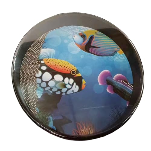 Wave Sound Drum - Sea Swell Rundes Massivholzinstrument, Kinder Percussion Instrument | Eingebaute Metallperlen sanftes Wellenperlenfass, musikalische Kinder Percussion für Baby Early Learning Music Wave Sound Drum - Sea Swell Rundes Massivholzinstrument, Kinder Percussion Instrument | Eingebaute Metallperlen sanftes Wellenperlenfass, musikalische Kinder Percussion für Baby Early Learning Music von Generic