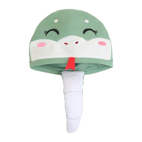 Weiche, Warme Plüsch-Schlangen-Maskerade-Cosplay-Kopfbedeckung – Schlangenhut, Kostüm-Ball-Kopfbedeckung | Lustige Fotokabinen-Requisiten Für Cosplay-Partys, Hut Weiche, Warme Plüsch-Schlangen-Maskerade-Cosplay-Kopfbedeckung – Schlangenhut, Kostüm-Ball-Kopfbedeckung | Lustige Fotokabinen-Requisiten Für Cosplay-Partys, Hut von Generic
