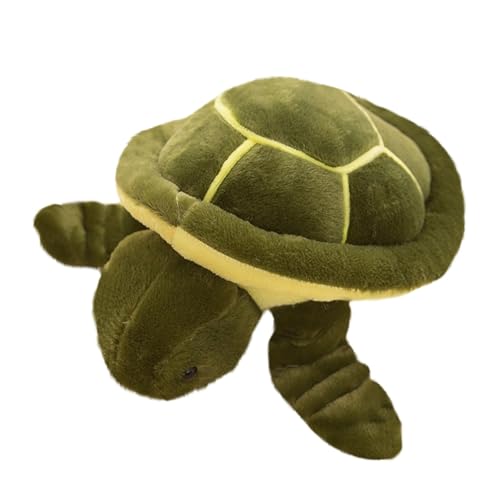 Weiche Schildkröte Stofftier Spielzeug Für Kinder Süße Schildkröte Puppe Für Jungen Mädchen Indoor Begleiter KzW825 (Green, 40cm) von Generic
