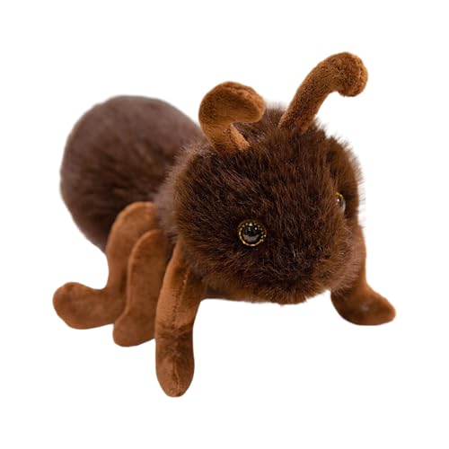 Weiche Tierpuppe für Kinder, Kuscheltier, ideal für Schlafzimmer, Wohnzimmer, Spielen im Freien, ab 3 Jahren Qmh59 (Brown, 23cm) von Generic