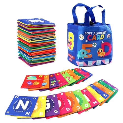 Weiches Aktivitätsbuch für Kinder, Baby-Badebücher, weiche Stoffbücher mit alphabetischen Zahlen - Stoffbücher-Set mit kognitiven Karten für die frühkindliche Kindheit Weiches Aktivitätsbuch für Kinder, Baby-Badebücher, weiche Stoffbücher mit alphabetischen Zahlen - Stoffbücher-Set mit kognitiven Karten für die frühkindliche Kindheit von Generic