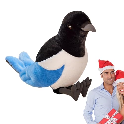 Weiches Magpie-Plüschtier – detailliertes Plüschtier, weicher flauschiger Vogel | Weiches Magpie-Plüschspielzeug von hoher Tragbarkeit, authentische Simulation Magpie Holiday Presents for Kleber Weiches Magpie-Plüschtier – detailliertes Plüschtier, weicher flauschiger Vogel | Weiches Magpie-Plüschspielzeug von hoher Tragbarkeit, authentische Simulation Magpie Holiday Presents for Kleber von Generic
