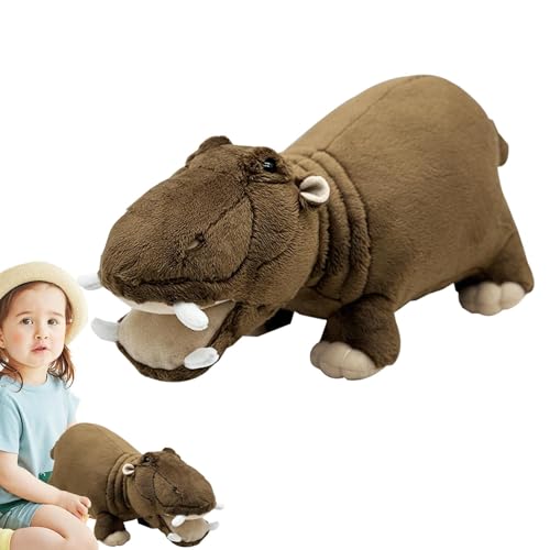 Weiches Tierspielzeug, Plüschpferd, multifunktionales Plüschspielzeug für Kinder, flexible Tierpuppe, niedliches Spielzeug für Kinder, zum Entspannen, Begleiten, Spielen, Dekoration von Generic