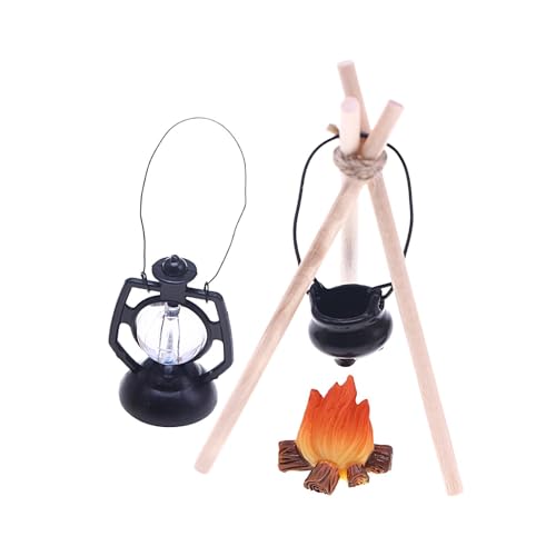 Weihnachtliche Dekoration für Puppenhäuser, -Dekorationen - Kleine Dekorationen | Puppenhaus Ornament mit einzigartigem Kunstfeuer für das Haus de Weihnachtliche Dekoration für Puppenhäuser, -Dekorationen - Kleine Dekorationen | Puppenhaus Ornament mit einzigartigem Kunstfeuer für das Haus de von Generic