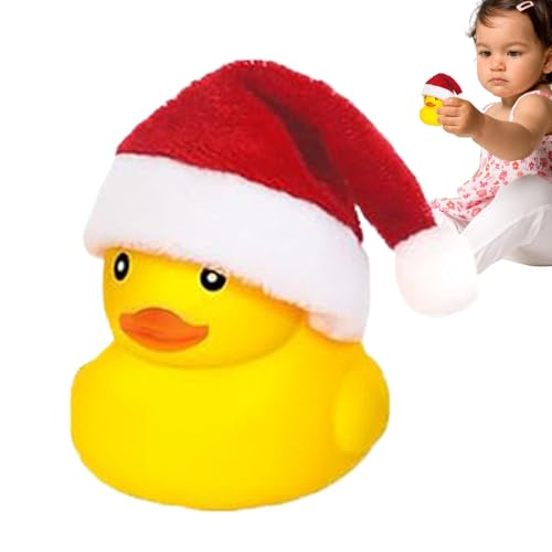 Weihnachts-Gummienten | Niedliches Entenspielzeug mit Weihnachtsmannhut | Lustige Partydekoration, schwimmende Quietschende für tragbare Badewanne für Weihnachten, Geburtstagsfeiern Weihnachts-Gummienten | Niedliches Entenspielzeug mit Weihnachtsmannhut | Lustige Partydekoration, schwimmende Quietschende für tragbare Badewanne für Weihnachten, Geburtstagsfeiern von Generic