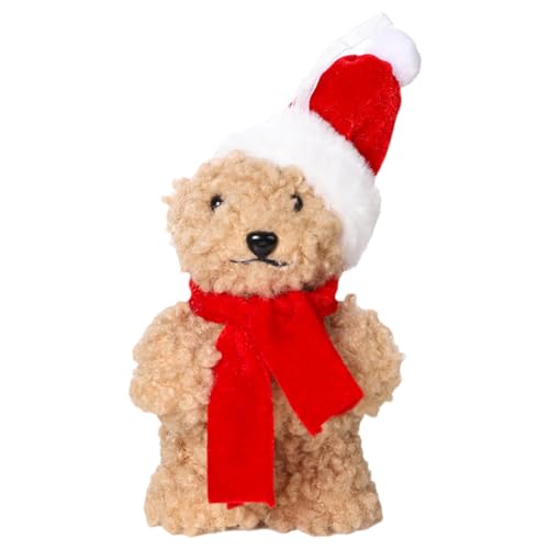 Weihnachts-Plüschbär-Ornamente – Partygeschenke für kleine , Plüschtier Plüschtier | Weihnachtsbaum-Teddybär-Dekoration, niedliches festliches Weihnachtszubehör für Cad Weihnachts-Plüschbär-Ornamente – Partygeschenke für kleine , Plüschtier Plüschtier | Weihnachtsbaum-Teddybär-Dekoration, niedliches festliches Weihnachtszubehör für Cad von Generic