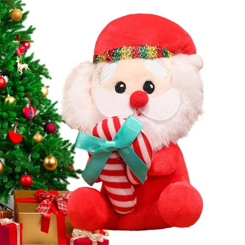 Weihnachts Rentier Plüschtier, Plüschtiere mit Weihnachtsmann Plüschtier,Puppenornament mit Saugnapf - Weihnachten Plüschpuppe, Weihnachten Plüschkissen für Schränke, c von Generic