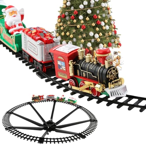 Weihnachtsbaum-Set,Weihnachtsspielzeug Set | Elektrisches Zug Set für Weihnachtsbaum | Weihnachts-Sound und Kerzenspielzeug Elektrischer Weihnachtsbahn für Kinder Jungen Mädchen 3-8 Jahre für den Baum Weihnachtsbaum-Set,Weihnachtsspielzeug Set | Elektrisches Zug Set für Weihnachtsbaum | Weihnachts-Sound und Kerzenspielzeug Elektrischer Weihnachtsbahn für Kinder Jungen Mädchen 3-8 Jahre für den Baum von Generic