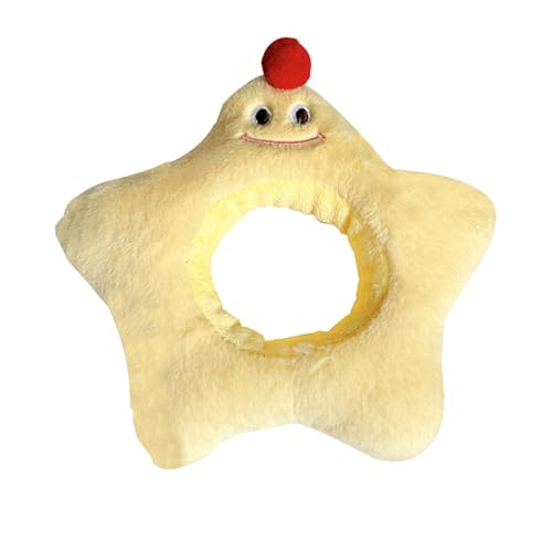 Weihnachtskleidung – 16 cm Plüsch-Kleidung, Apfel-Sternhut Anhänger | Cartoon-inspirierte süße Outfits, festliche Kleidung für Puppen d von Generic