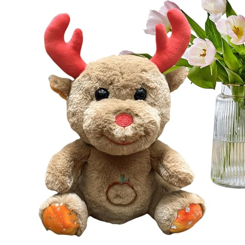 Weihnachtspflege, Weihnachtspflege, Niedliche Weihnachtspuppe mit Musik und Lichtern Weihnachtsplüschtier, weiches Plüschtier mit festlichem Ornament für Heimdekoration, Party d Weihnachtspflege, Weihnachtspflege, Niedliche Weihnachtspuppe mit Musik und Lichtern Weihnachtsplüschtier, weiches Plüschtier mit festlichem Ornament für Heimdekoration, Party d von Generic