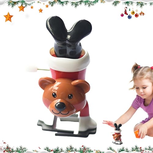 Weihnachtsspielzeug für Weihnachten, Rendeer Bär, Spring & Win-Up Spielzeug 6,9 cm für den Unterricht Weihnachtsspielzeug für Weihnachten, Rendeer Bär, Spring & Win-Up Spielzeug 6,9 cm für den Unterricht von Generic