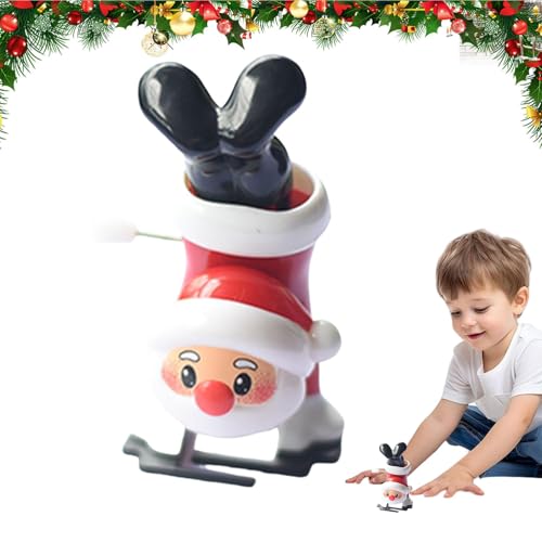 Weihnachtsspielzeug zum Aufziehen – Weihnachtsmann, , Rentier, Bär und Federspielzeug | Festliche Figuren zum Aufziehen mit Weihnachtsmotiv von 6,9 cm für Belohnungen im Klassenzimmer, Cade Weihnachtsspielzeug zum Aufziehen – Weihnachtsmann, , Rentier, Bär und Federspielzeug | Festliche Figuren zum Aufziehen mit Weihnachtsmotiv von 6,9 cm für Belohnungen im Klassenzimmer, Cade von Generic