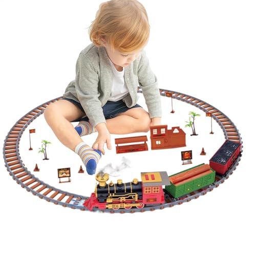 Weihnachtszug-Spielzeug, Weihnachtszug-Spiel, elektrisches Weihnachtszug-Spielzeug mit Sound – Zugmodell, batteriebetriebenes Kleinkind-Lokomotiven-Motor-Set für Kinder Weihnachtszug-Spielzeug, Weihnachtszug-Spiel, elektrisches Weihnachtszug-Spielzeug mit Sound – Zugmodell, batteriebetriebenes Kleinkind-Lokomotiven-Motor-Set für Kinder von Generic