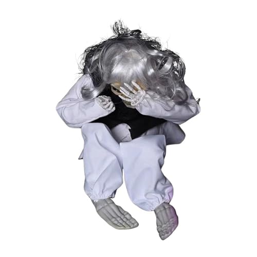Weinendes, lustiges Spielzeug, interaktives Halloween-Streich-Gadget für Kinder und Erwachsene, gruselige, animierte Bewegungsrequisite Vzm519 (A, One Size) von Generic
