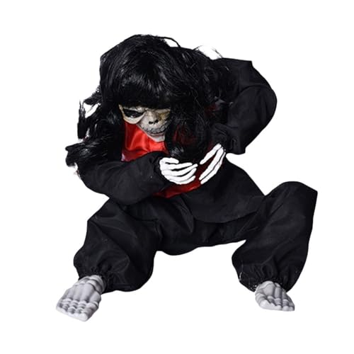 Weinendes, lustiges Spielzeug, interaktives Halloween-Streich-Gadget für Kinder und Erwachsene, gruselige, animierte Bewegungsrequisite Vzm519 (B, One Size) von Generic