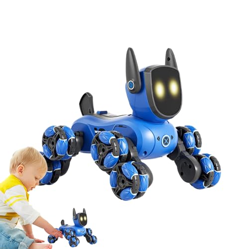Welpe, Roboter, Tierroboter, elektrisch, 8 Räder, kreatives Lernspielzeug | Interaktives Fernbedienungsspiel, Tanzspielzeug für Geburtstag, Mädchen, Jungen Welpe, Roboter, Tierroboter, elektrisch, 8 Räder, kreatives Lernspielzeug | Interaktives Fernbedienungsspiel, Tanzspielzeug für Geburtstag, Mädchen, Jungen von Generic